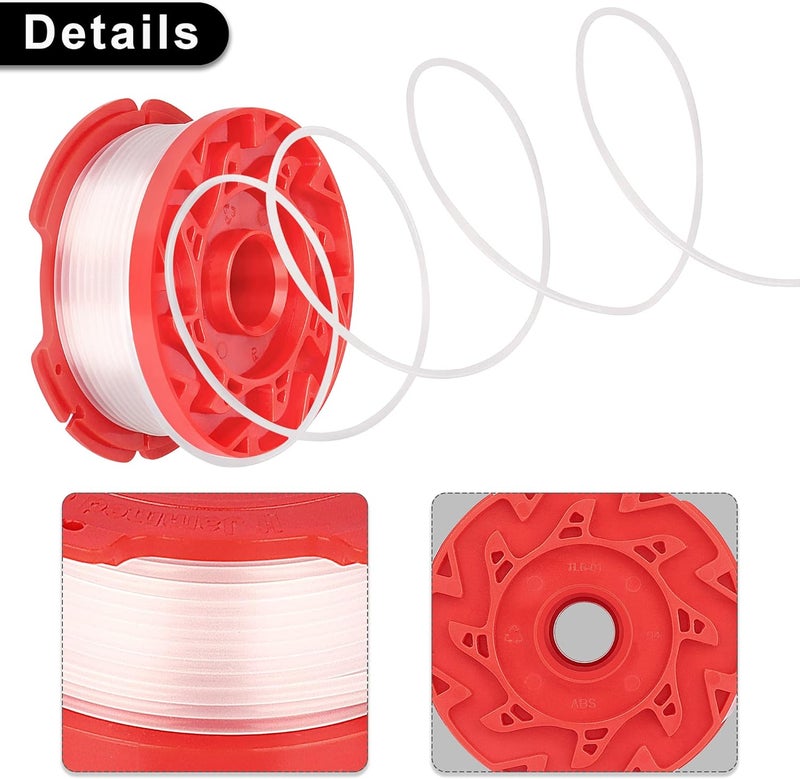 Dilsuaco CMZST0653 14pcs String Trimmer Spool Line(0.065",30Ft) with Cap Head, Compatible with Craftsman CMCST900,CMESTA900,CMESTE920,CMZST98020,CMCST915,CMEST913,CMZST120SC (CMZST0653-14pcs) - Image 5